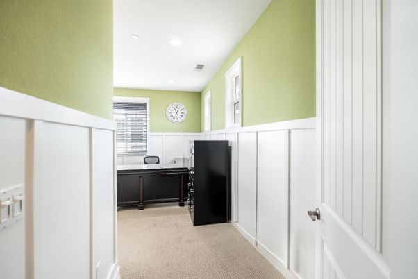 Home Office, Interior, Recessed Lighting