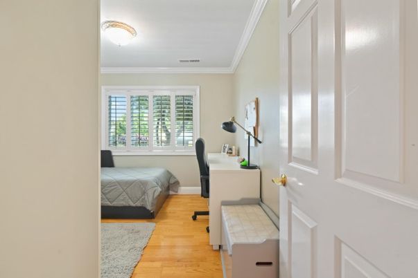 Bedroom, Home Office, Interior, Wood Texture Flooring