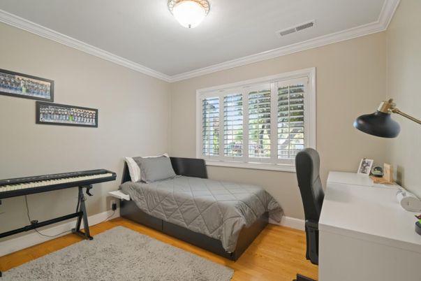 Bedroom, Home Office, Interior, Wood Texture Flooring