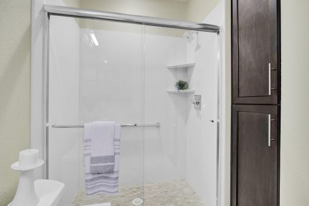 Bathroom, Glass Shower, Interior