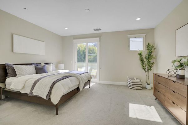 Bedroom, Interior, Recessed Lighting