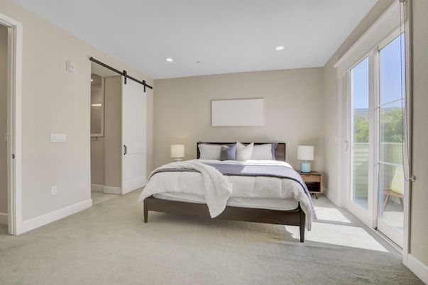 Bedroom, Interior, Recessed Lighting