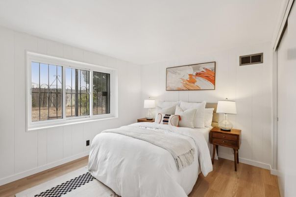 Bedroom, Interior, Wood Texture Flooring