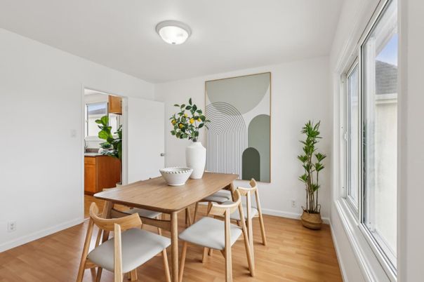 Dining room, Interior, Wood Texture Flooring