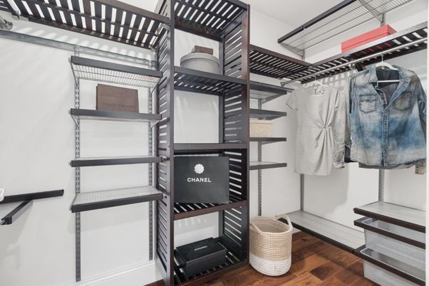 Interior, Walk-in Closets, Wood Texture Flooring