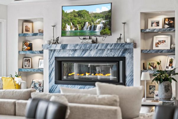 Fireplace, Interior, Living room
