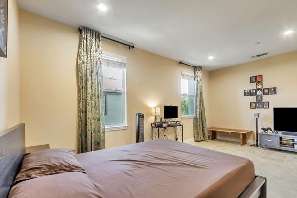 Bedroom, Interior, Recessed Lighting
