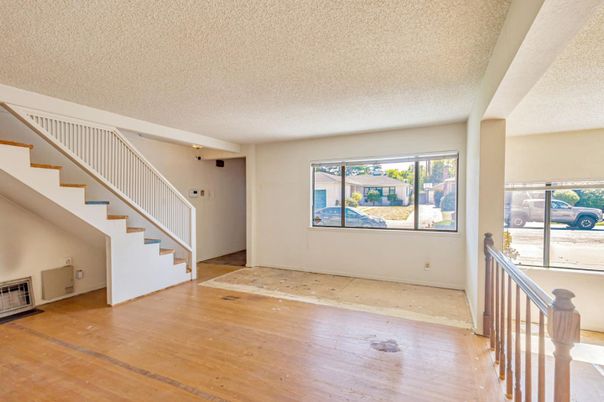Empty room, Interior, Wood Texture Flooring