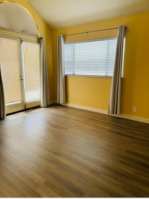 Empty room, Interior, Wood Texture Flooring