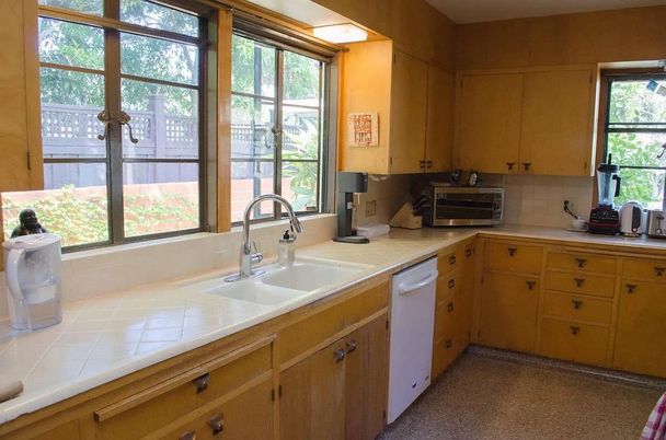 Interior, Kitchen, Tile Countertops