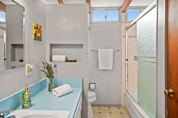 Bathroom, Glass Shower, Interior