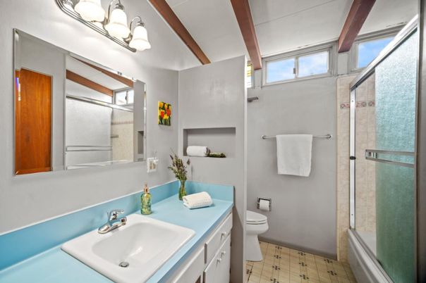 Bathroom, Glass Shower, Interior