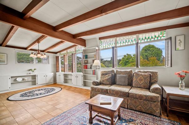 Chandelier, Interior, Living room, Wooden Beams