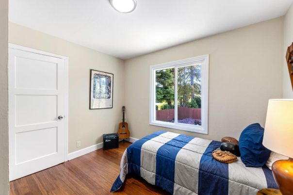 Bedroom, Interior, Wood Texture Flooring