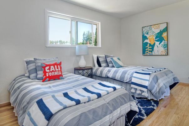 Bedroom, Interior, Wood Texture Flooring