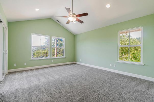 Bedroom, Interior, Recessed Lighting