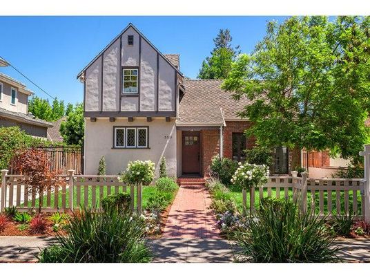 Exterior, Facade, Brick Facade, Tudor Revival
