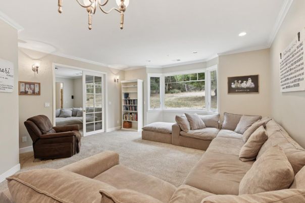 Interior, Living room, Recessed Lighting