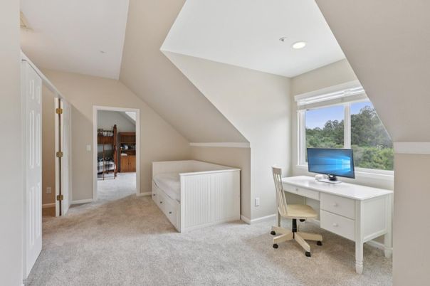 Home Office, Interior, Recessed Lighting