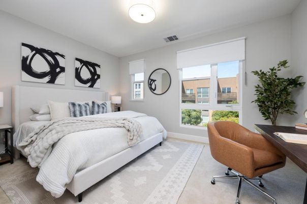Bedroom, Home Office, Interior