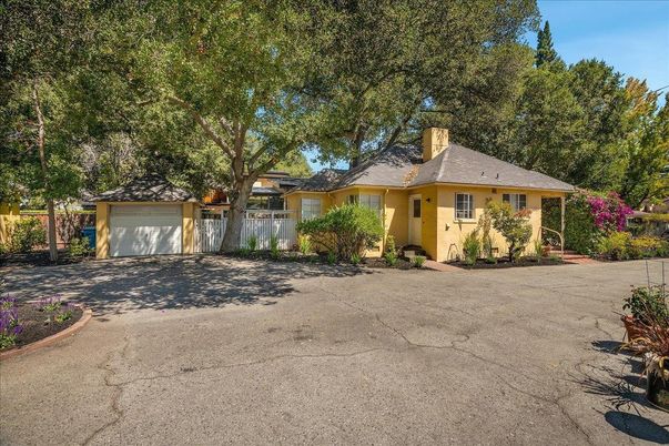 Attached, Backyard, Detached Garage, Exterior, Facade, French Provincial
