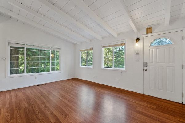 Empty room, Interior, Wood Texture Flooring