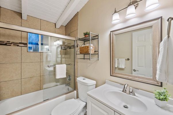 Bathroom, Glass Shower, Interior