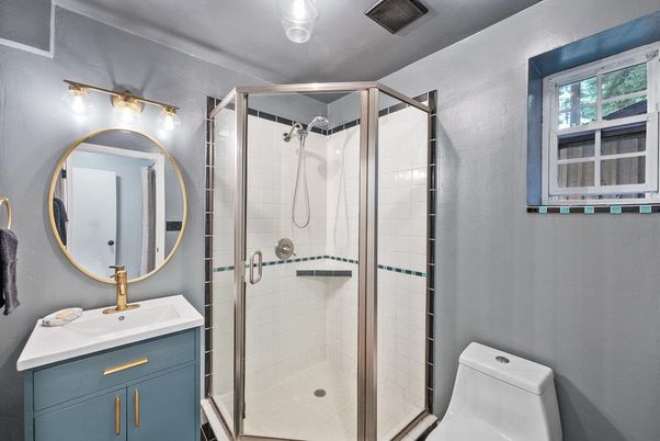 Bathroom, Glass Shower, Interior