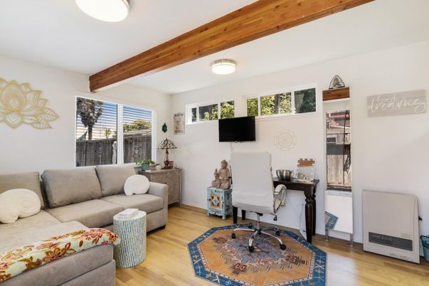 Home Office, Interior, Wooden Beams, Wood Texture Flooring