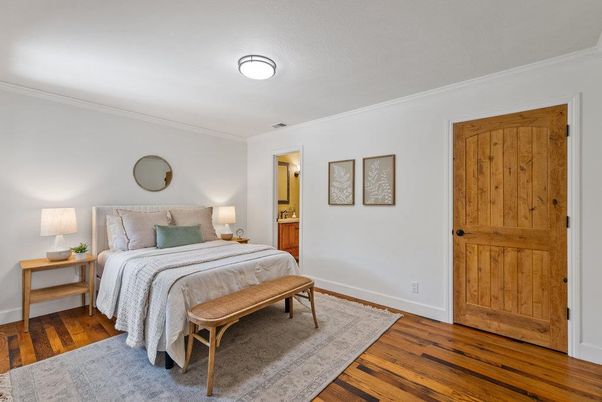 Bedroom, Interior, Wood Texture Flooring