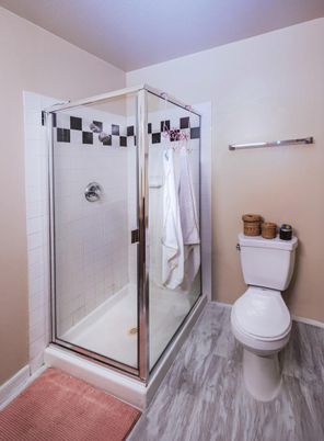 Bathroom, Glass Shower, Interior