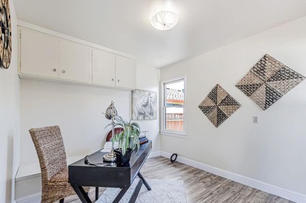 Home Office, Interior, Wood Texture Flooring
