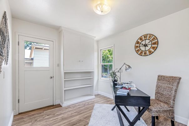 Home Office, Interior, Wood Texture Flooring