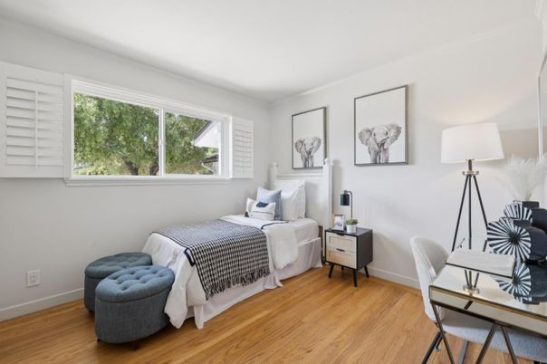 Bedroom, Interior, Wood Texture Flooring