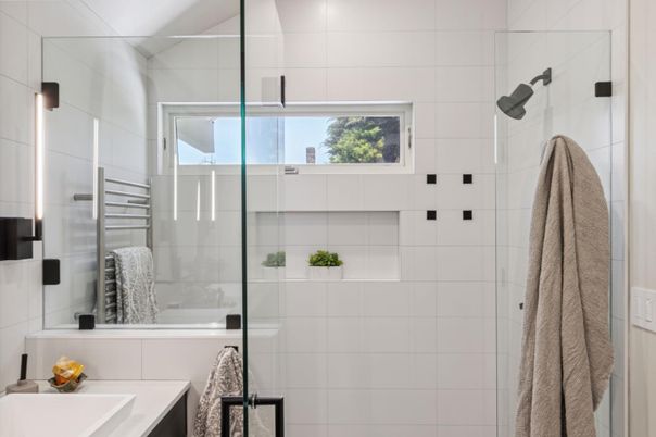 Bathroom, Glass Shower, Interior