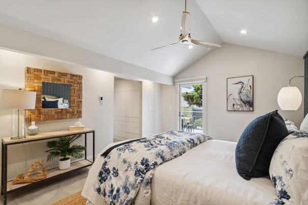 Bedroom, Interior, Recessed Lighting