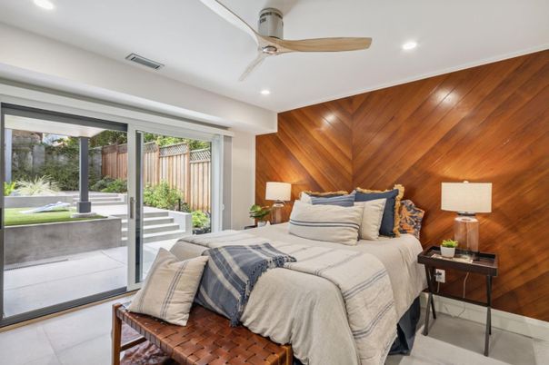 Bedroom, Interior, Recessed Lighting