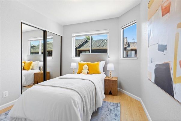 Bedroom, Interior, Wood Texture Flooring