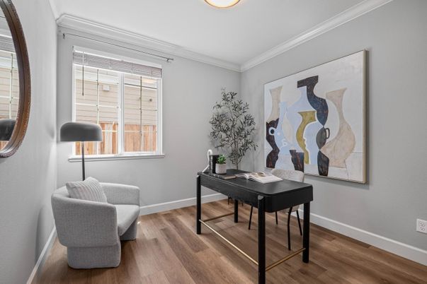 Home Office, Interior, Wood Texture Flooring