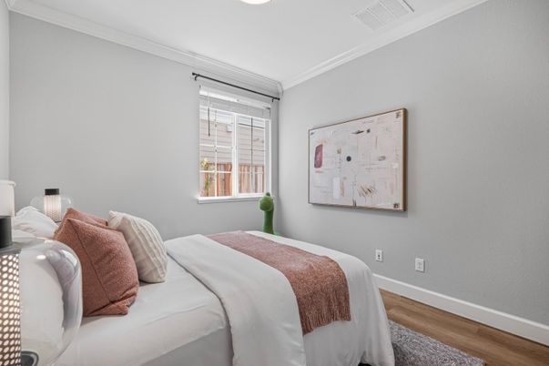 Bedroom, Interior, Wood Texture Flooring