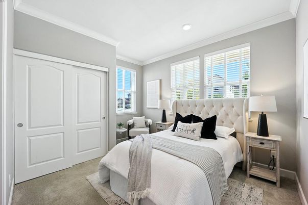 Bedroom, Interior, Recessed Lighting