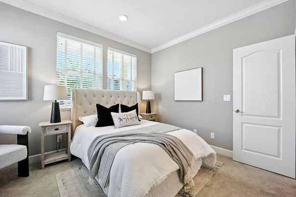 Bedroom, Interior, Recessed Lighting