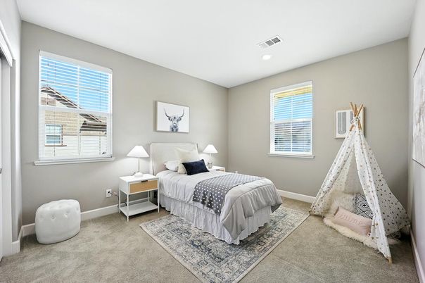 Bedroom, Interior, Recessed Lighting