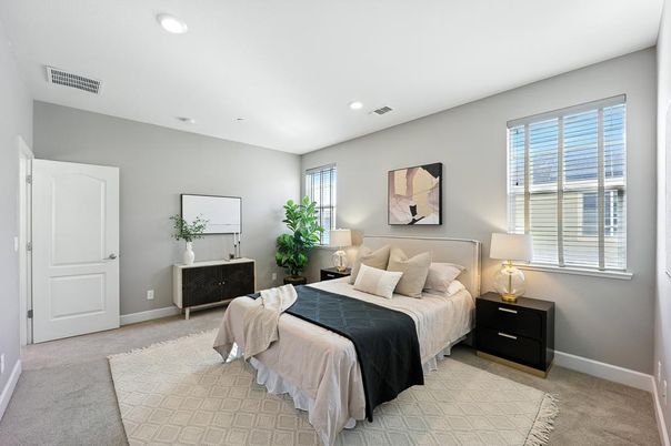 Bedroom, Interior, Recessed Lighting