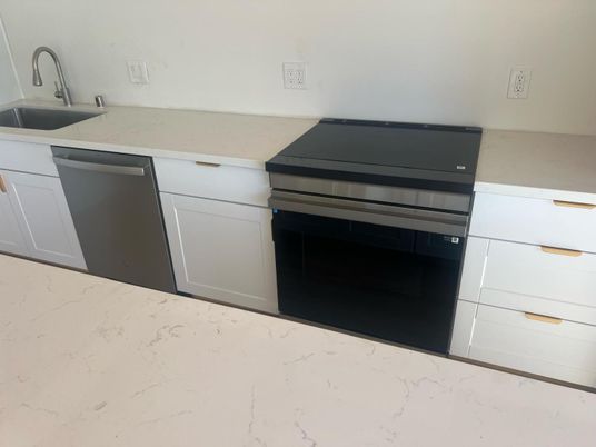 Interior, Kitchen, Marble, Stainless Steel Appliances