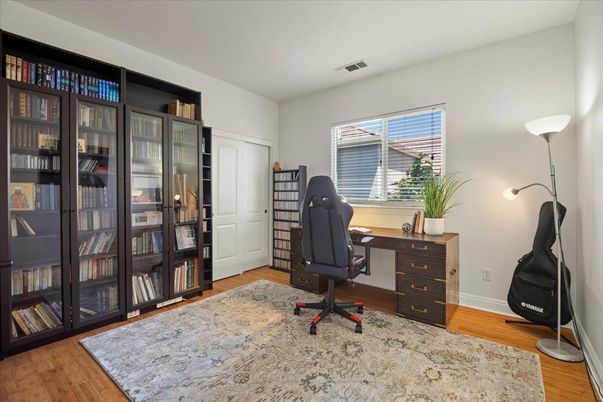 Home Office, Interior, Wood Texture Flooring