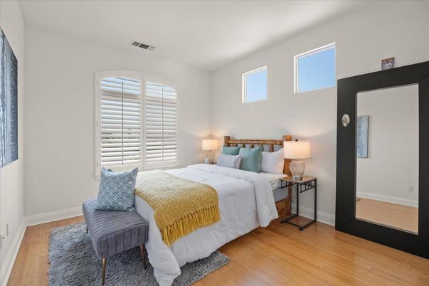 Bedroom, Interior, Wood Texture Flooring
