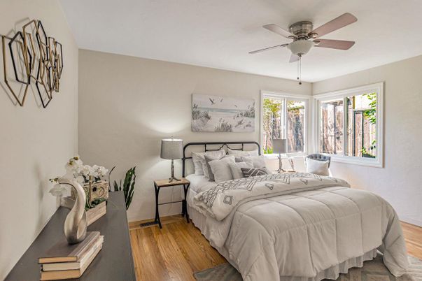 Bedroom, Interior, Wood Texture Flooring