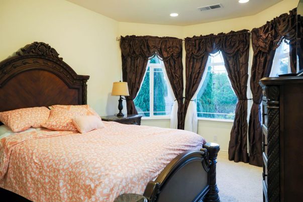 Bedroom, Interior, Recessed Lighting