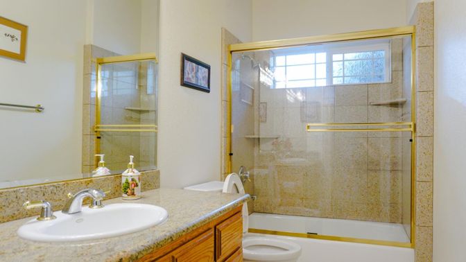 Bathroom, Glass Shower, Interior
